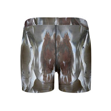 Load image into Gallery viewer, Cut &amp; Sew Boxer Briefs: Three Horses Art Design #21