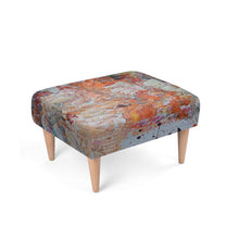Load image into Gallery viewer, Footstool: Brights Texture Artwork