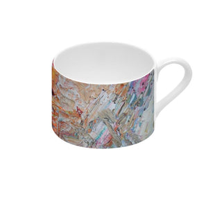 Cup And Saucer: Brights Texture Artwork
