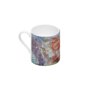 Cup & Saucer: Brights Texture Artwork