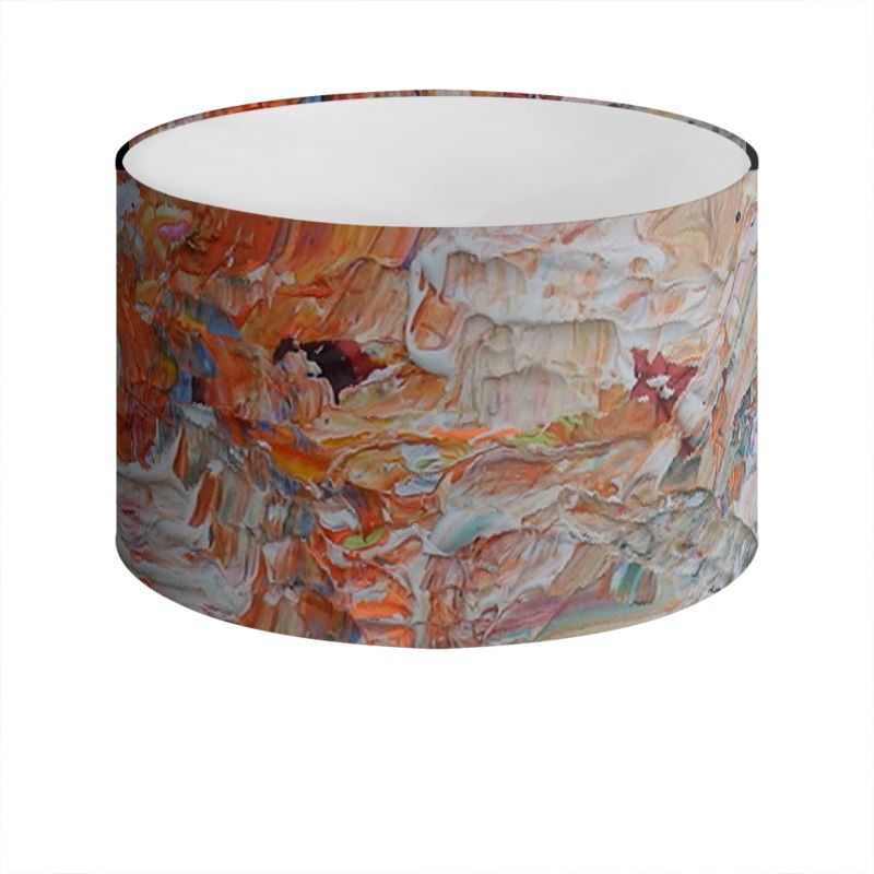 Drum Lamp Shade : Brights Texture Artwork
