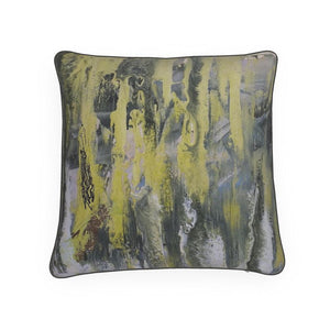 Cushions: Forest Green Abstract Artwork