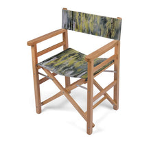 Load image into Gallery viewer, Directors Chair: Forest Green Abstract Artwork