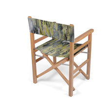 Load image into Gallery viewer, Directors Chair: Forest Green Abstract Artwork