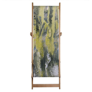 Deckchair: Forest Green Abstract Artwork
