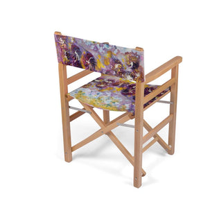 Directors Chair: Purple Satin Artwork