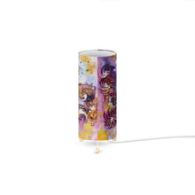 Load image into Gallery viewer, Standing Lamp: Purple Satin Artwork