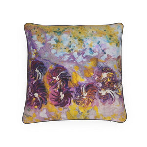 Cushions: Purple Satin Artwork