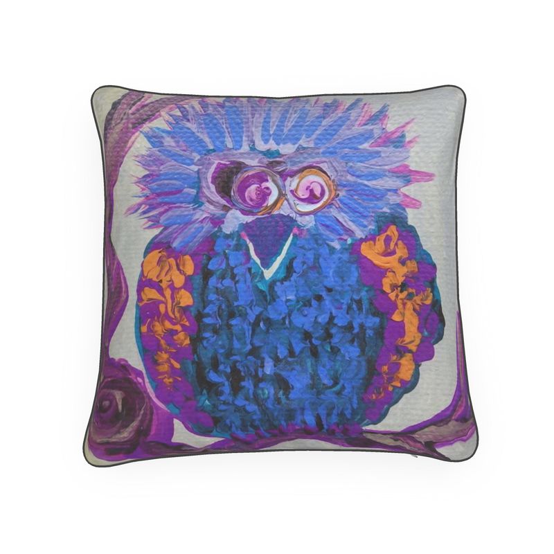 Cushions: Tree Owl 5# Googly Hedgehog Owls Collection