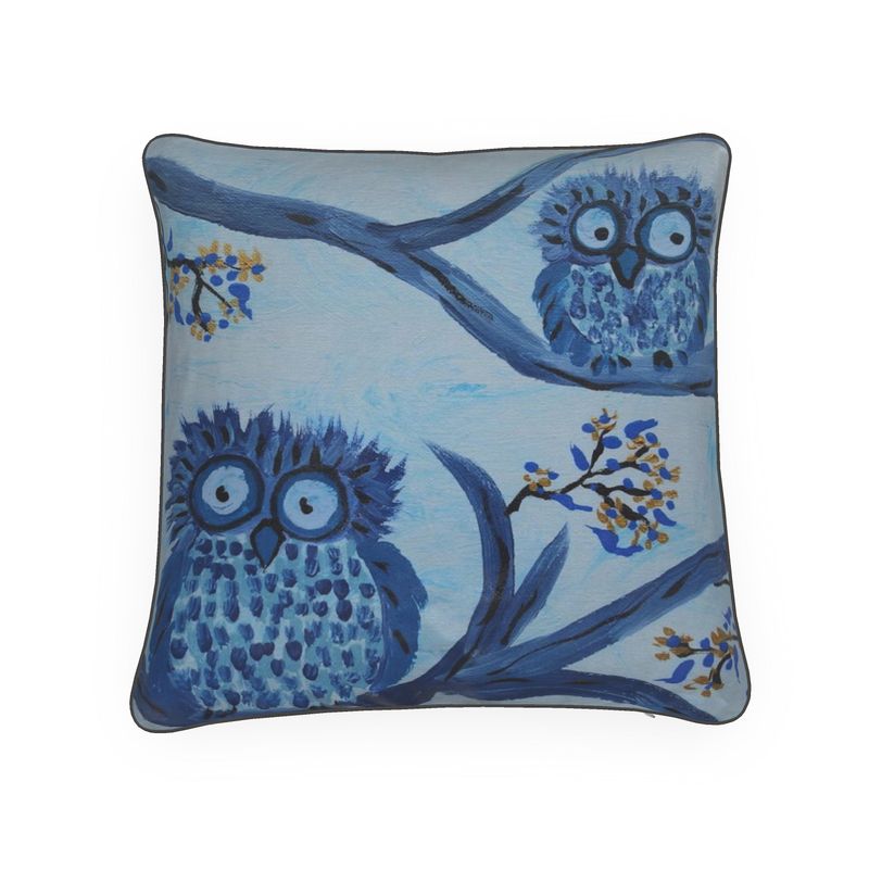 Cushions: Tree Owl 7# Googly Hedgehog Owls Collection