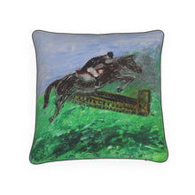 Load image into Gallery viewer, Cushions: Horse and Rider Jumping
