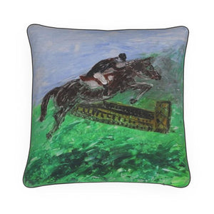 Cushions: Horse and Rider Jumping