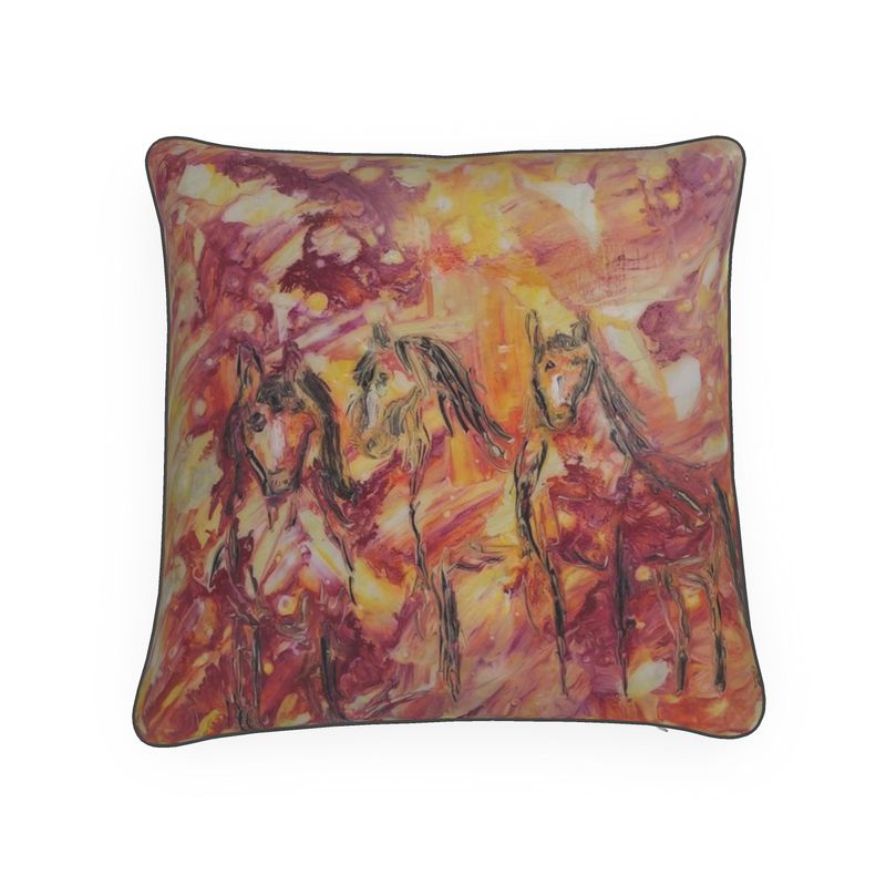 Cushions: Three Horses