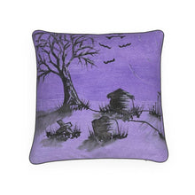 Load image into Gallery viewer, Cushions: Purple Spook Halloween
