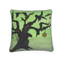 Load image into Gallery viewer, Cushions: Green Spook Halloween