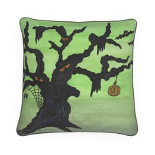 Load image into Gallery viewer, Cushions: Green Spook Halloween
