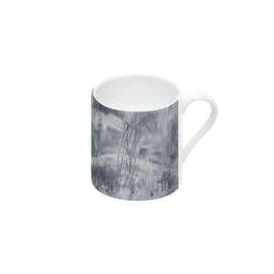 Cup And Saucer: Marble Shadow Artwork