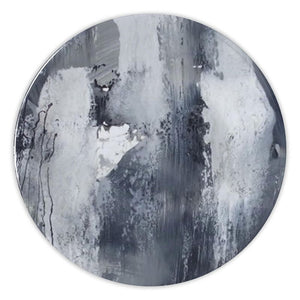 China Plates: Marble Shadow Artwork