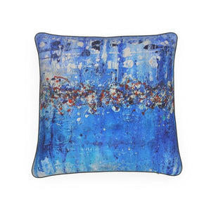 Cushions: Citrine Blue Artwork