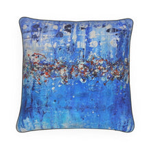 Load image into Gallery viewer, Cushions: Citrine Blue Artwork