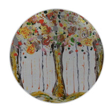 Load image into Gallery viewer, Set Candle in Glass: Amber Wood Flower Trees
