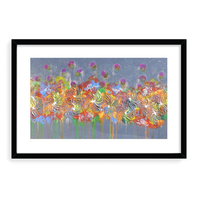 Tropical Flower Meadow - Signature Style Artwork