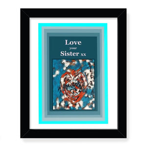 NoW Love around the World Framed Art Prints: Love your Sister
