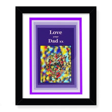 Load image into Gallery viewer, NoW Love around the World Framed Art Prints: Love your Dad