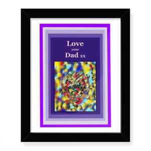 NoW Love around the World Framed Art Prints: Love your Dad