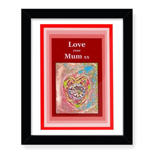 NoW Love around the World Framed Art Prints: Love your Mum